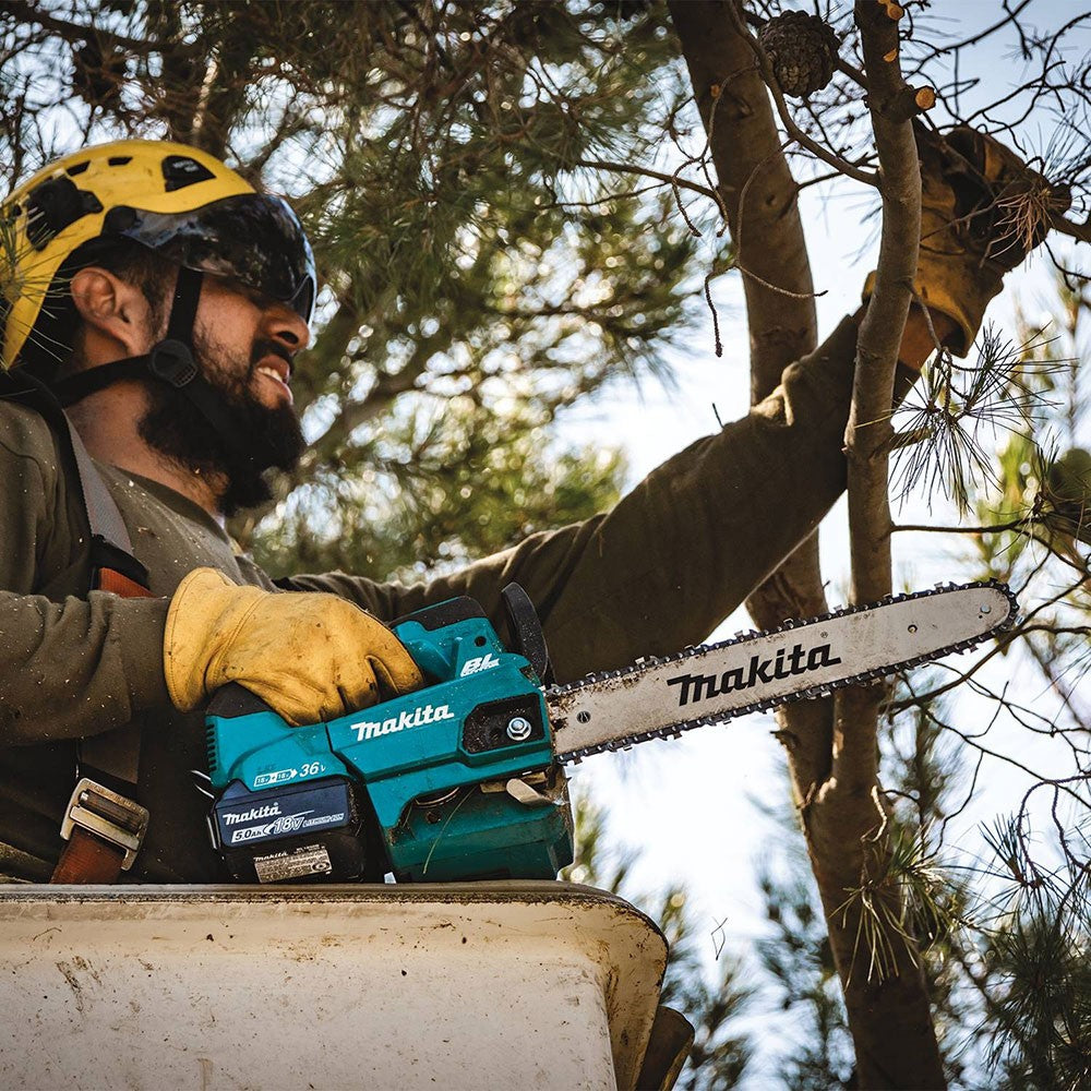 Makita XCU08PT 18V X2 (36V) LXT Brushless 14" Top Handle Chain Saw Kit