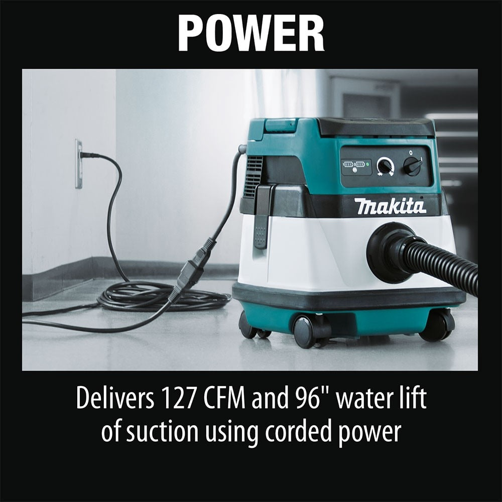 Makita XCV04PT 18V X2 LXT HEPA Filter Dry Dust Extractor/Vacuum Kit