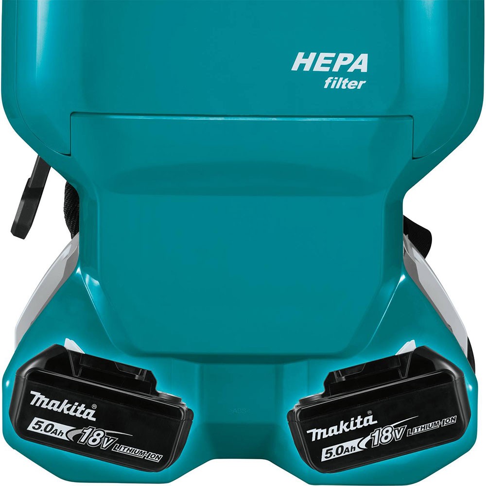 Makita XCV17PG 18V X2 LXT 1.6 Gallon Backpack Dry Vacuum