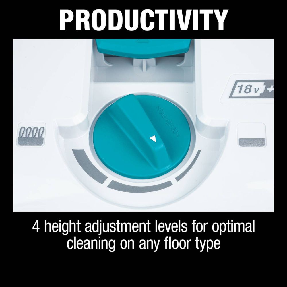 Makita XCV19PG 36V (18V X2) LXT Brushless 1.3 Gallon HEPA Filter 12" Upright Vacuum Kit (6.0Ah)