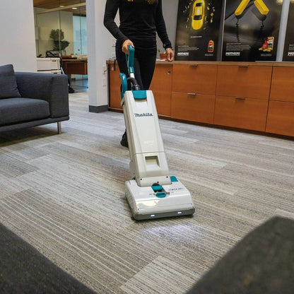 Makita XCV19PG 36V (18V X2) LXT Brushless 1.3 Gallon HEPA Filter 12" Upright Vacuum Kit (6.0Ah)
