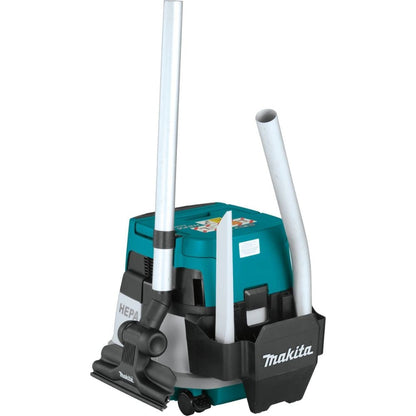 Makita XCV22PTU 36V (18V X2) LXT Brushless 2.1 Gallon HEPA Filter Dry Dust Extractor/Vacuum Kit, AWS (5.0Ah)
