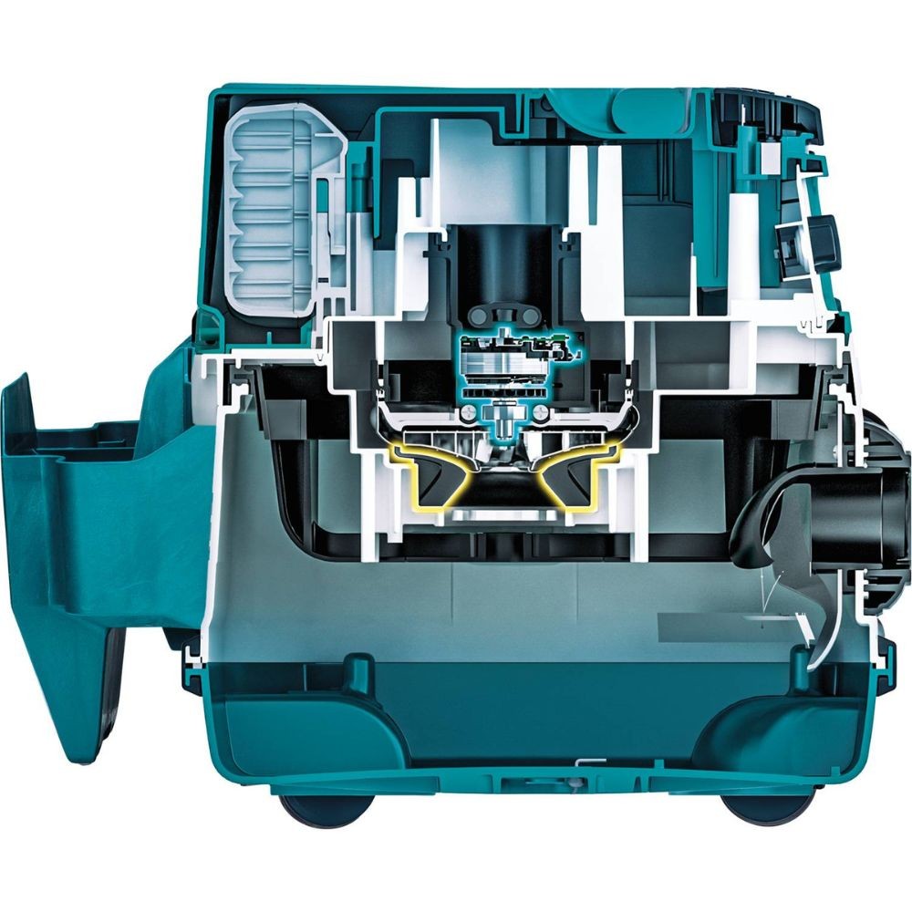 Makita XCV22PTU 36V (18V X2) LXT Brushless 2.1 Gallon HEPA Filter Dry Dust Extractor/Vacuum Kit, AWS (5.0Ah)