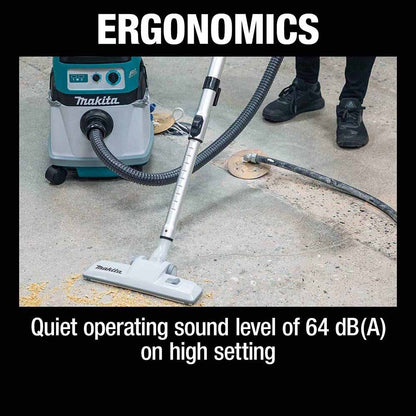 Makita XCV23Z 36V (18V X2) LXT Brushless 4 Gallon Wet/Dry Dust Extractor/Vacuum, Tool Only
