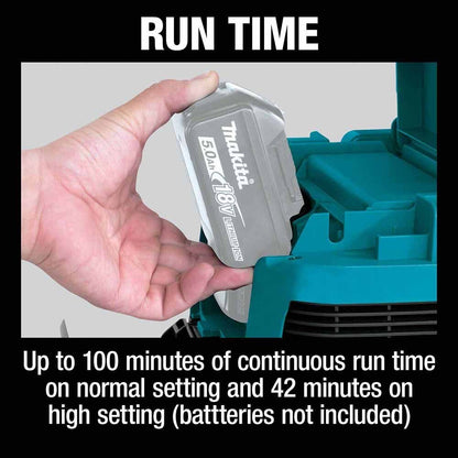 Makita XCV23Z 36V (18V X2) LXT Brushless 4 Gallon Wet/Dry Dust Extractor/Vacuum, Tool Only