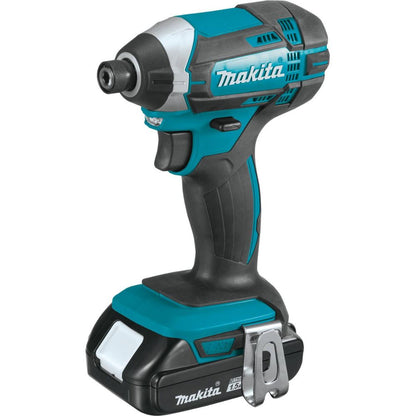 Makita XDT11SY 18V LXT Lithium-Ion Compact Cordless Impact Driver Kit, var. spd., rev., L.E.D. Light, case (1.5Ah)