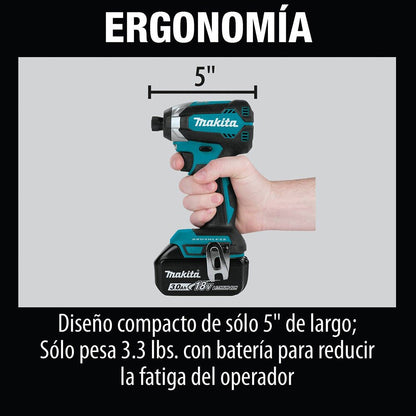 Makita XDT131 18V LXT Brushless Cordless Impact Driver Kit (3.0Ah)