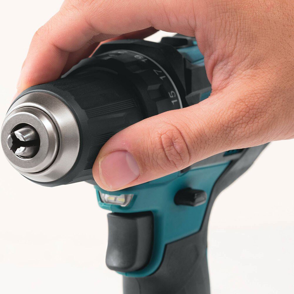 Makita XFD10SY 18V LXT Lithium-Ion Compact Cordless 1/2" Driver-Drill Kit, 480 in. lbs. torque, var. spd., rev., L.E.D. Light, case (1.5Ah)