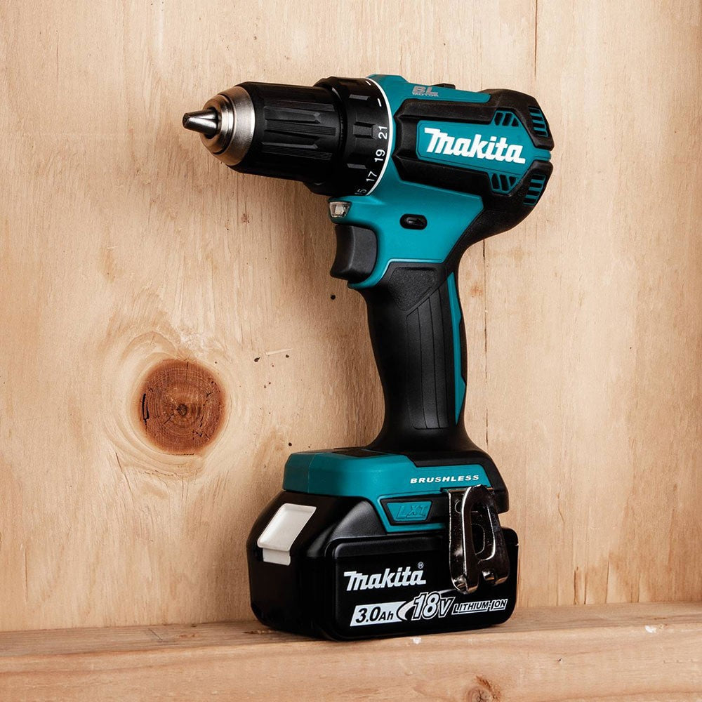 Makita XFD131 18V LXT Compact Brushless 1/2 in. Driver-Drill Kit (3.0Ah)