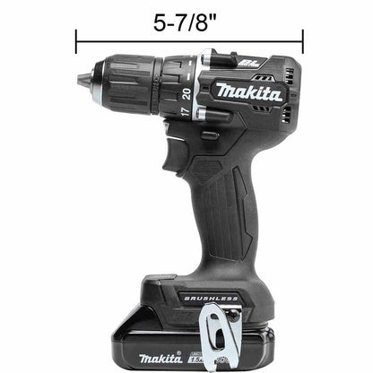 Makita XFD15SY1B 18V LXT Lithium‑Ion Sub‑Compact Brushless Cordless 1/2" Driver‑Drill Kit (1.5Ah)