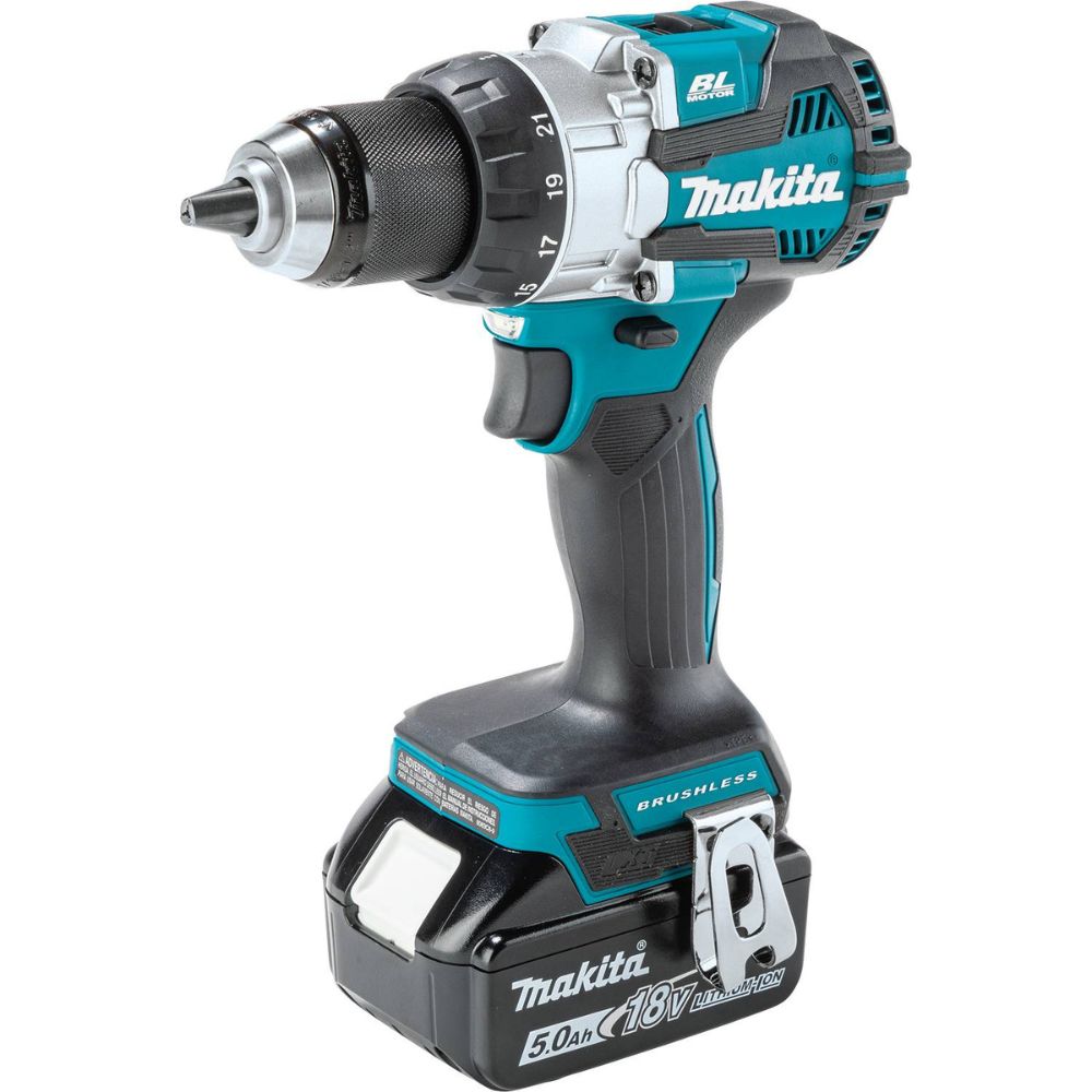 Makita XFD16T 18V LXT Lithium-Ion Brushless Cordless 1/2" Driver-Drill Kit (5.0Ah)