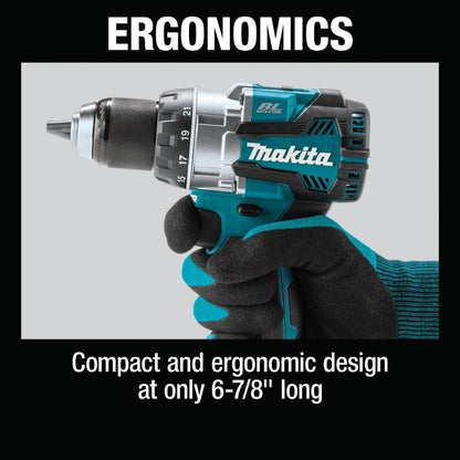 Makita XFD16T 18V LXT Lithium-Ion Brushless Cordless 1/2" Driver-Drill Kit (5.0Ah)