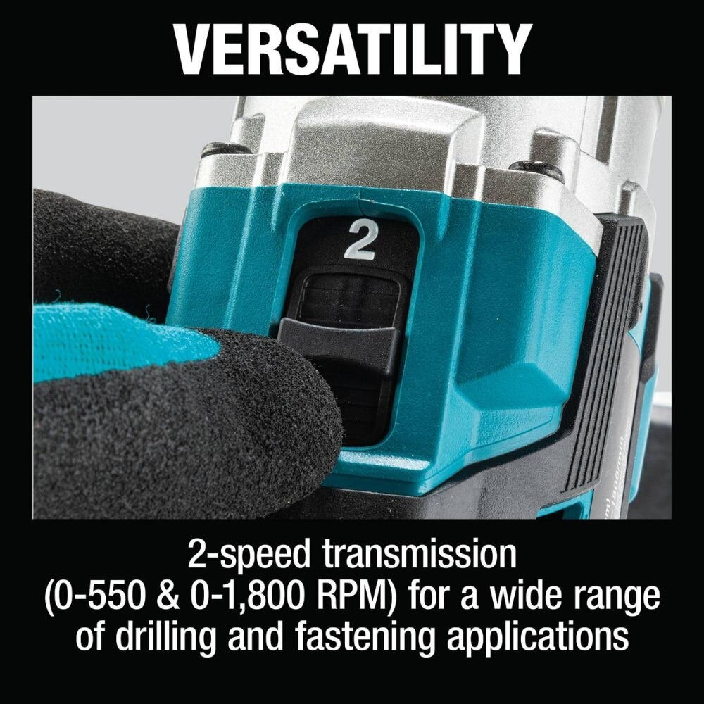Makita XFD16T 18V LXT Lithium-Ion Brushless Cordless 1/2" Driver-Drill Kit (5.0Ah)