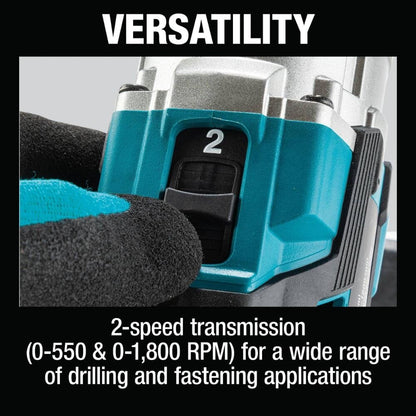 Makita XFD16Z 18V LXT Lithium-Ion Brushless Cordless 1/2" Driver-Drill, Tool Only