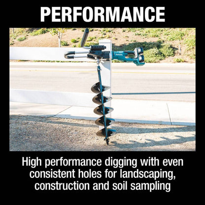 Makita XGD01PT 36V (18V X2) LXT Brushless Earth Auger Kit, dual port charger (5.0Ah)