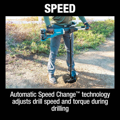 Makita XGD01PT 36V (18V X2) LXT Brushless Earth Auger Kit, dual port charger (5.0Ah)