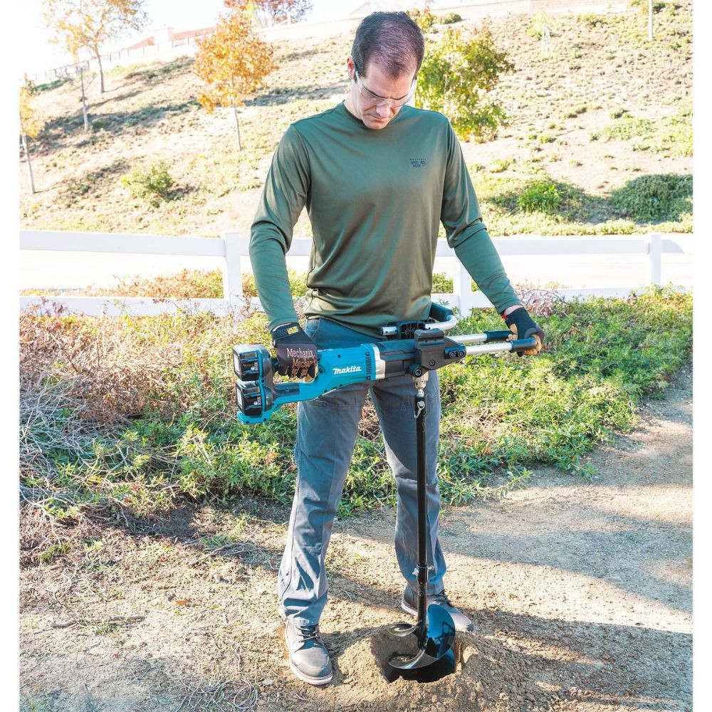 Makita XGD01PT 36V (18V X2) LXT Brushless Earth Auger Kit, dual port charger (5.0Ah)