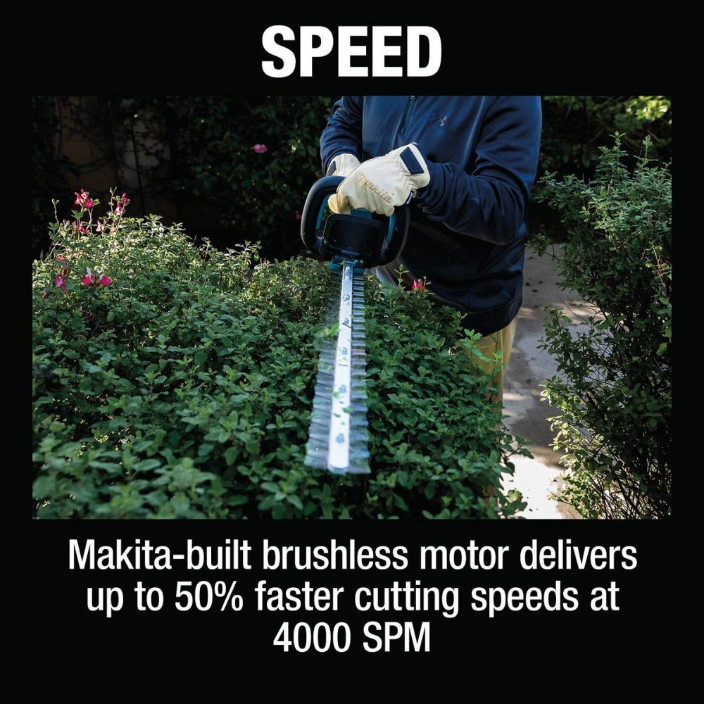 Makita XHU09M1 18V LXT Lithium-Ion Brushless Cordless 24" Hedge Trimmer Kit (4.0Ah)