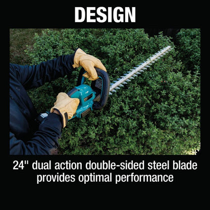 Makita XHU09M1 18V LXT Lithium-Ion Brushless Cordless 24" Hedge Trimmer Kit (4.0Ah)