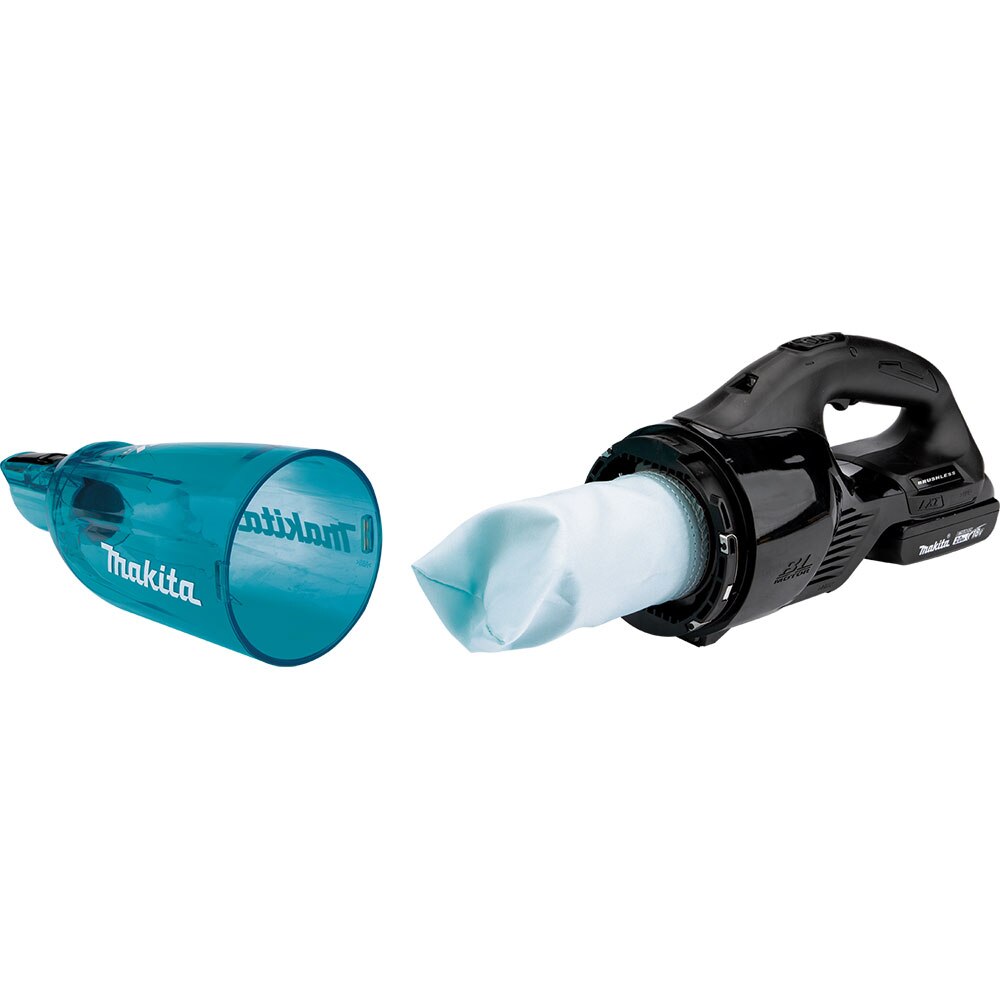 Makita XLC03R1BX4 18V LXT Brushless Cordless Vacuum Kit Trigger w/ Lock, 2.0Ah