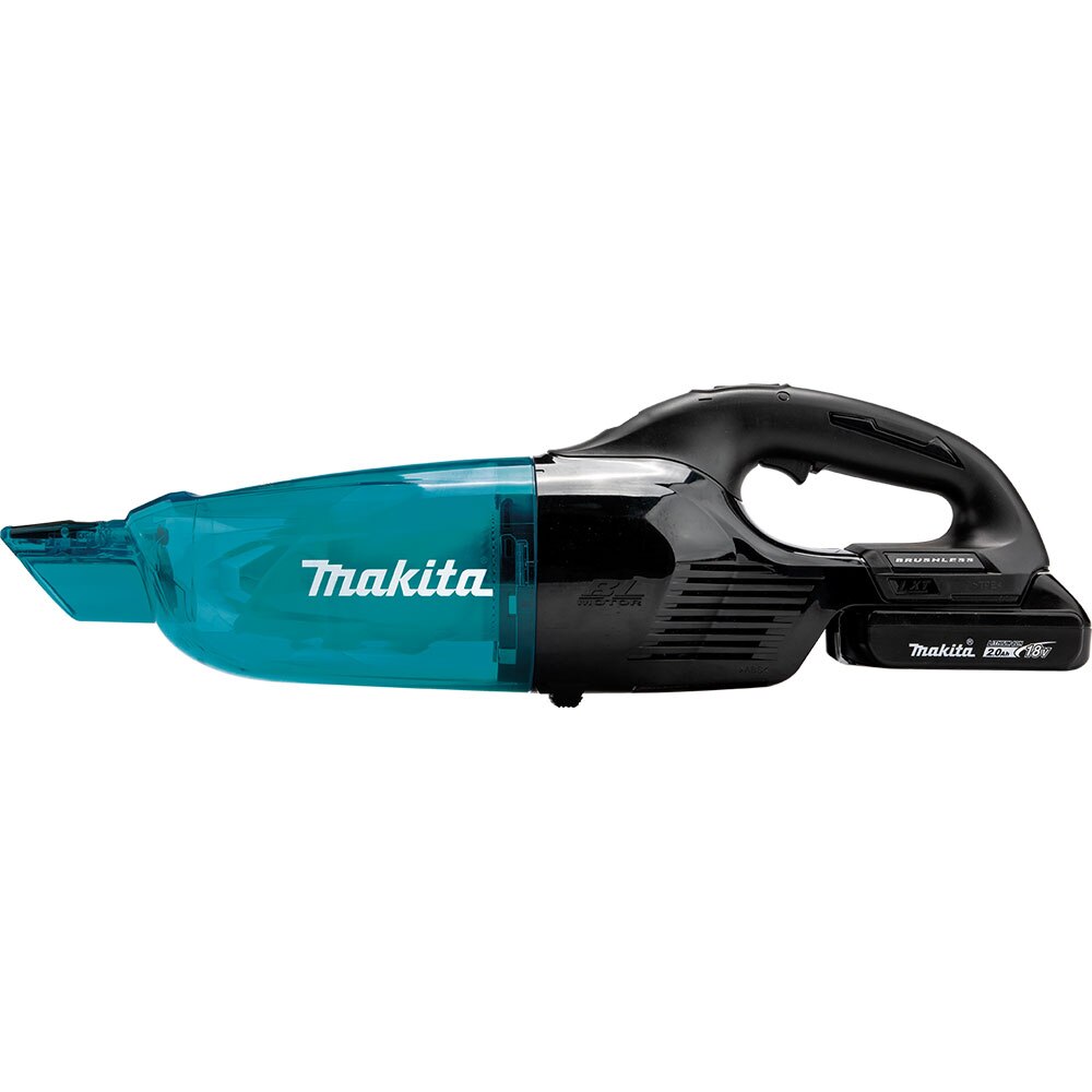 Makita XLC03R1BX4 18V LXT Brushless Cordless Vacuum Kit Trigger w/ Lock, 2.0Ah