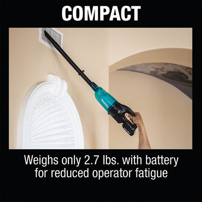 Makita XLC03R1BX4 18V LXT Brushless Cordless Vacuum Kit Trigger w/ Lock, 2.0Ah