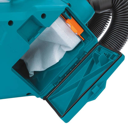 Makita XLC07SY1 18V LXT Lithium-Ion Compact Handheld Canister Vacuum Kit, with one battery (1.5Ah)