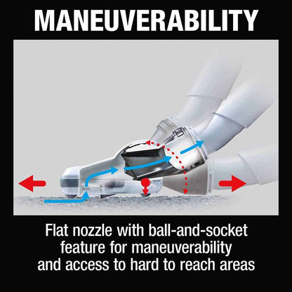 Makita XLC10ZW 18V LXT Lithium-ion Compact Brushless Cordless 4 -Speed Vacuum, w/ Push Button and Dust Bag (Tool Only)