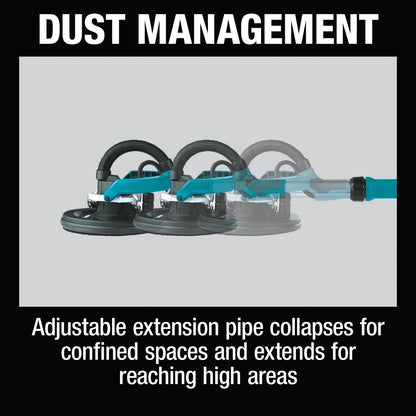 Makita XLS01TX1 18V LXT Lithium-Ion Brushless Cordless 9" Drywall Sander Kit, AWS Capable (5.0Ah)