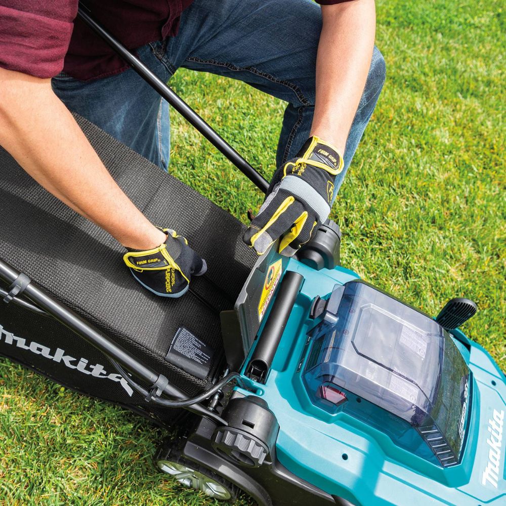 Makita XML05PT 36V (18V X2) LXT 17" Residential Lawn Mower Kit, dual port charger (5.0Ah)