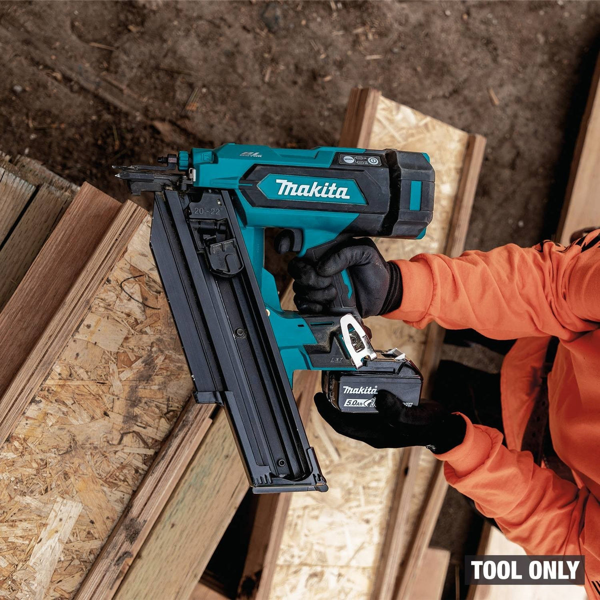 Makita XNB03Z 18V LXT Cordless 21 Degree Full Round Head 3-1/2" Framing Nailer (Tool Only)