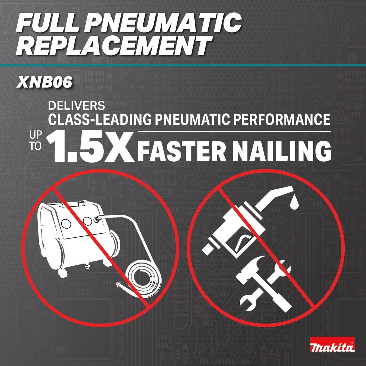 Makita XNB06Z 18V LXT Lithium-Ion Brushless Cordless 2-1/2” Angled Finish Nailer, 16 Gauge, Tool Only