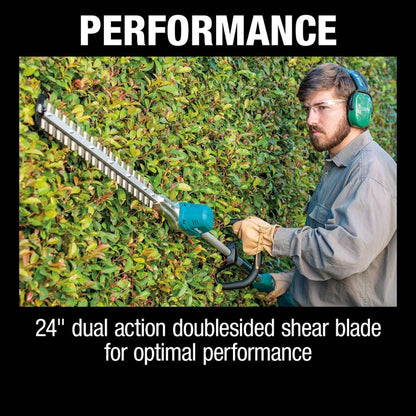 Makita XNU02T 18V LXT Lithium-Ion Brushless Cordless 24" Pole Hedge Trimmer Kit (5.0Ah)