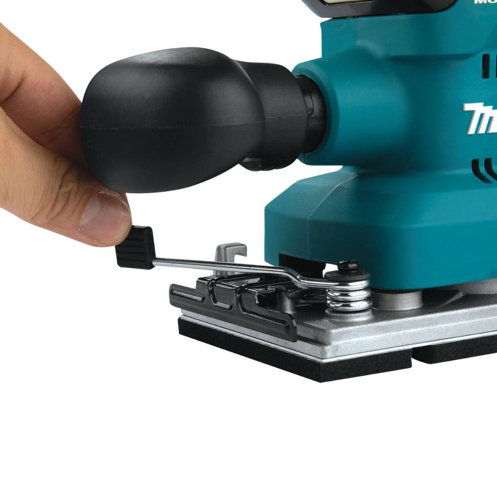 Makita XOB03Z 18V LXT Lithium-Ion Brushless Cordless 1/3 Sheet Finishing Sander, AWS Capable (Tool Only)