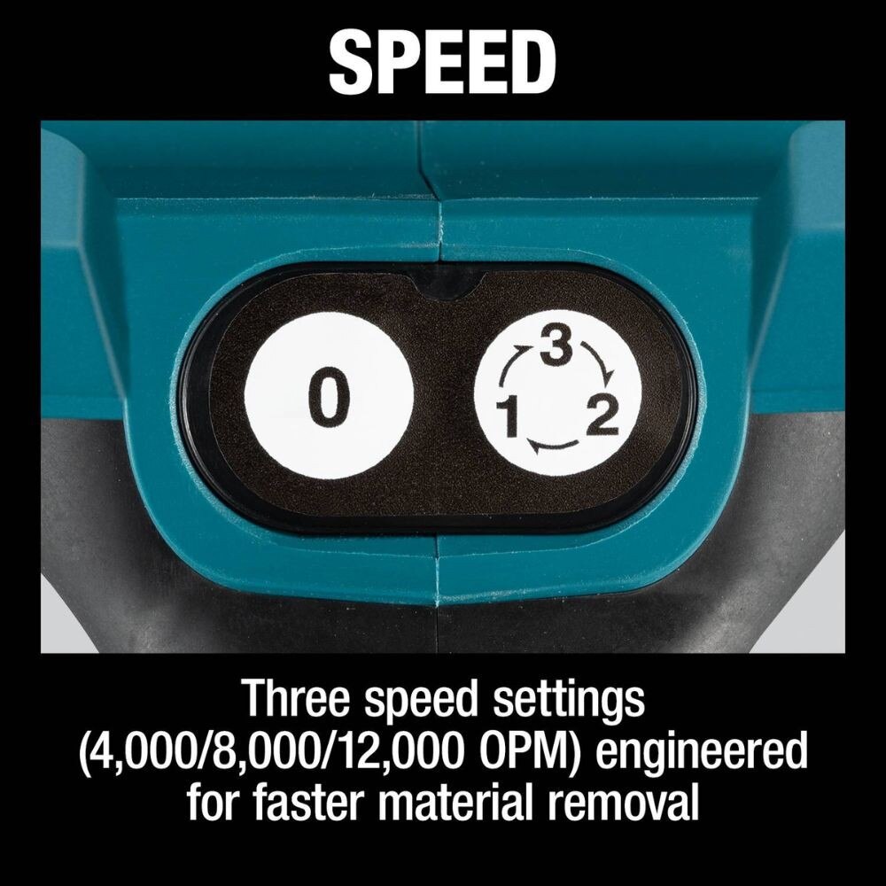 Makita XOB03Z 18V LXT Lithium-Ion Brushless Cordless 1/3 Sheet Finishing Sander, AWS Capable (Tool Only)