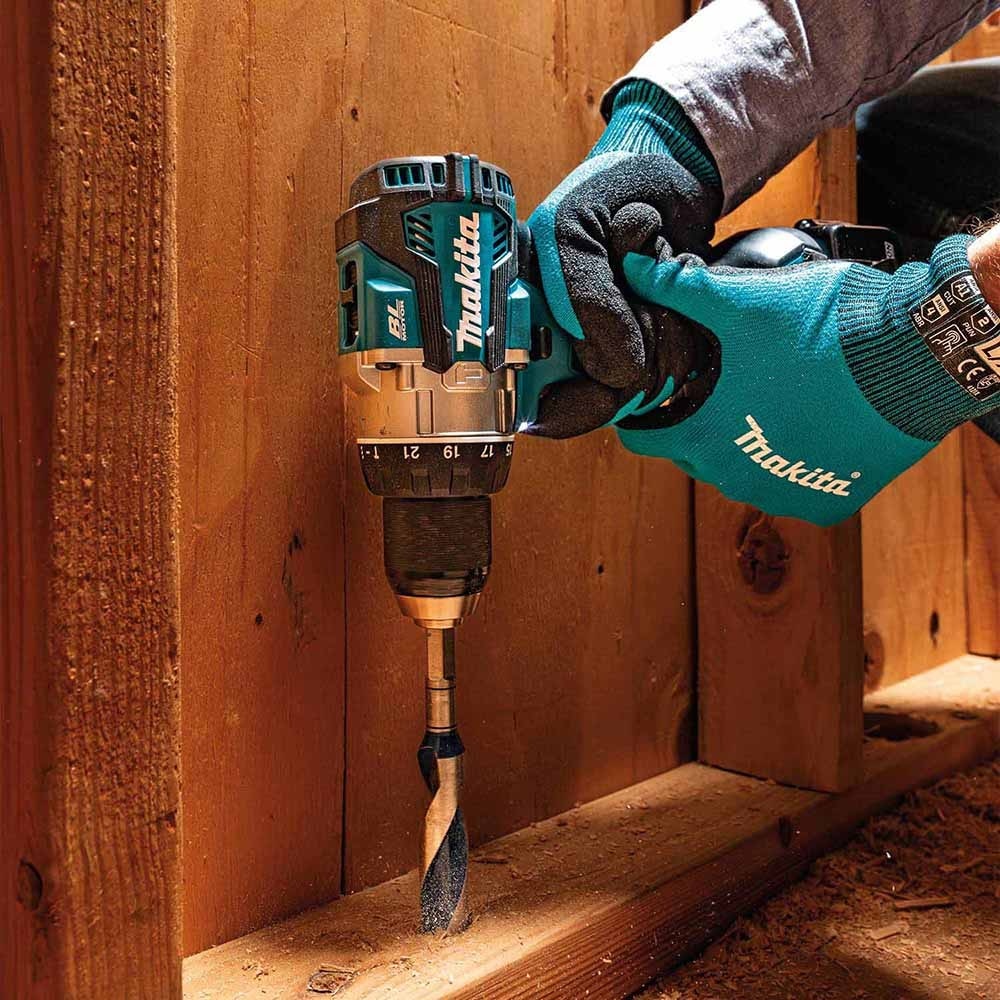 Makita XPH16T 18V LXT Lithium-Ion Compact Brushless Cordless 1/2" Hammer Driver-Drill Kit (5.0Ah)