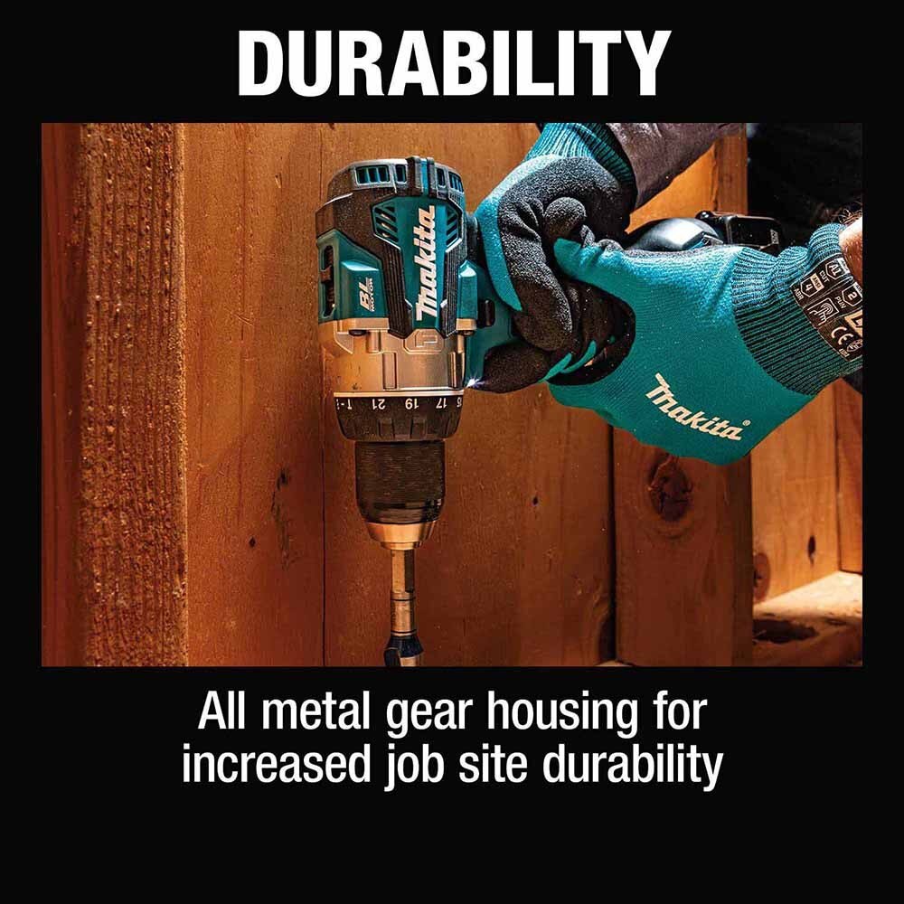 Makita XPH16Z 18V LXT Lithium-Ion Compact Brushless Cordless 1/2" Hammer Driver-Drill, Tool Only