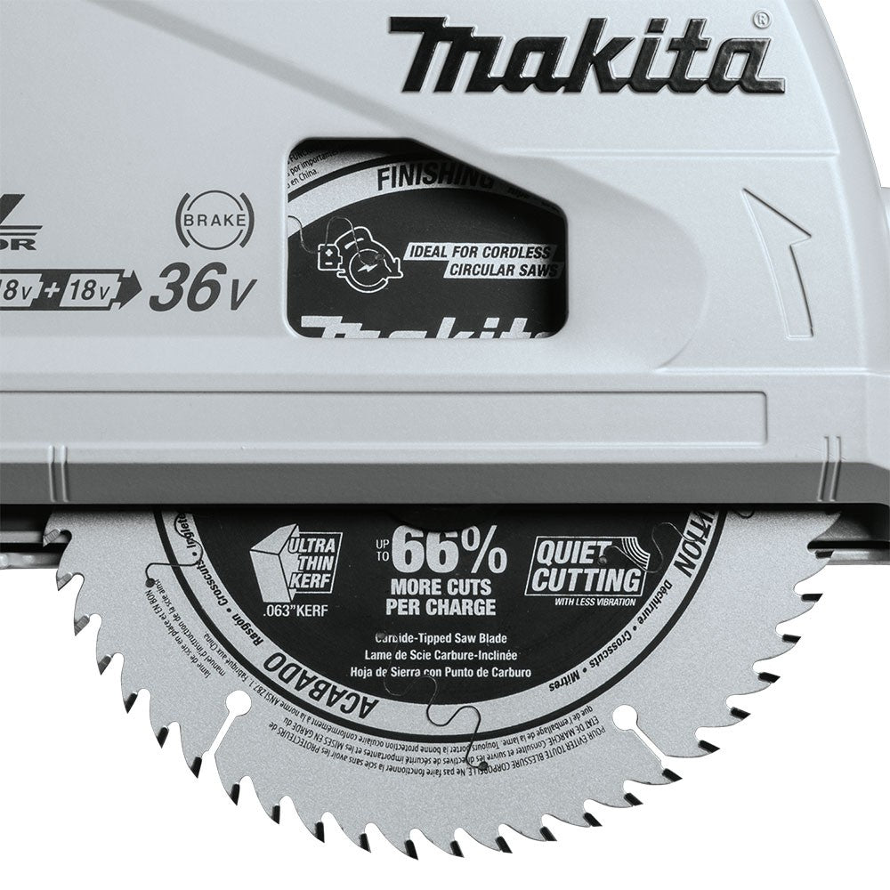 Makita XPS02ZU 18V X2 LXT 6-1/2" Plunge Circular Saw, AWS™ (Tool Only)
