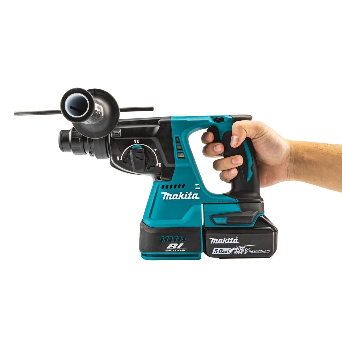 Makita XRH011TWX 18V LXT 1" SDS Rotary Hammer Kit 5.0AH With (Osha) Hepa Dust Extractor
