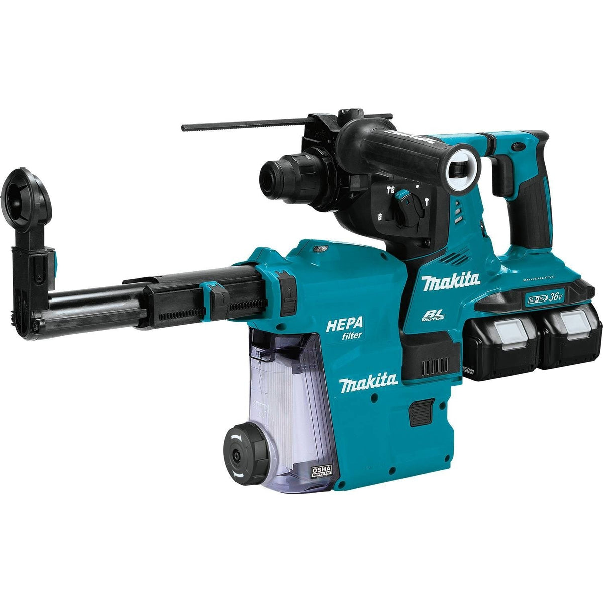 Makita XRH10PTW 18V X2 LXT (36V) Brushless 1-1/8" Rotary Hammer, SDS-Plus