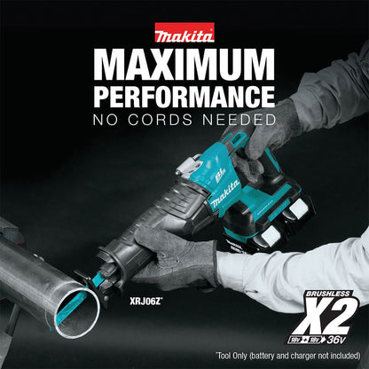 Makita XRJ06Z 18V X2 LXT Recipro Saw (Tool Only)
