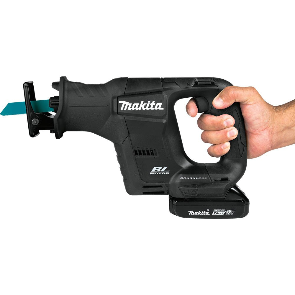 Makita XRJ07R1B 18V LXT Sub-Compact Recipro Saw Kit (2.0Ah)
