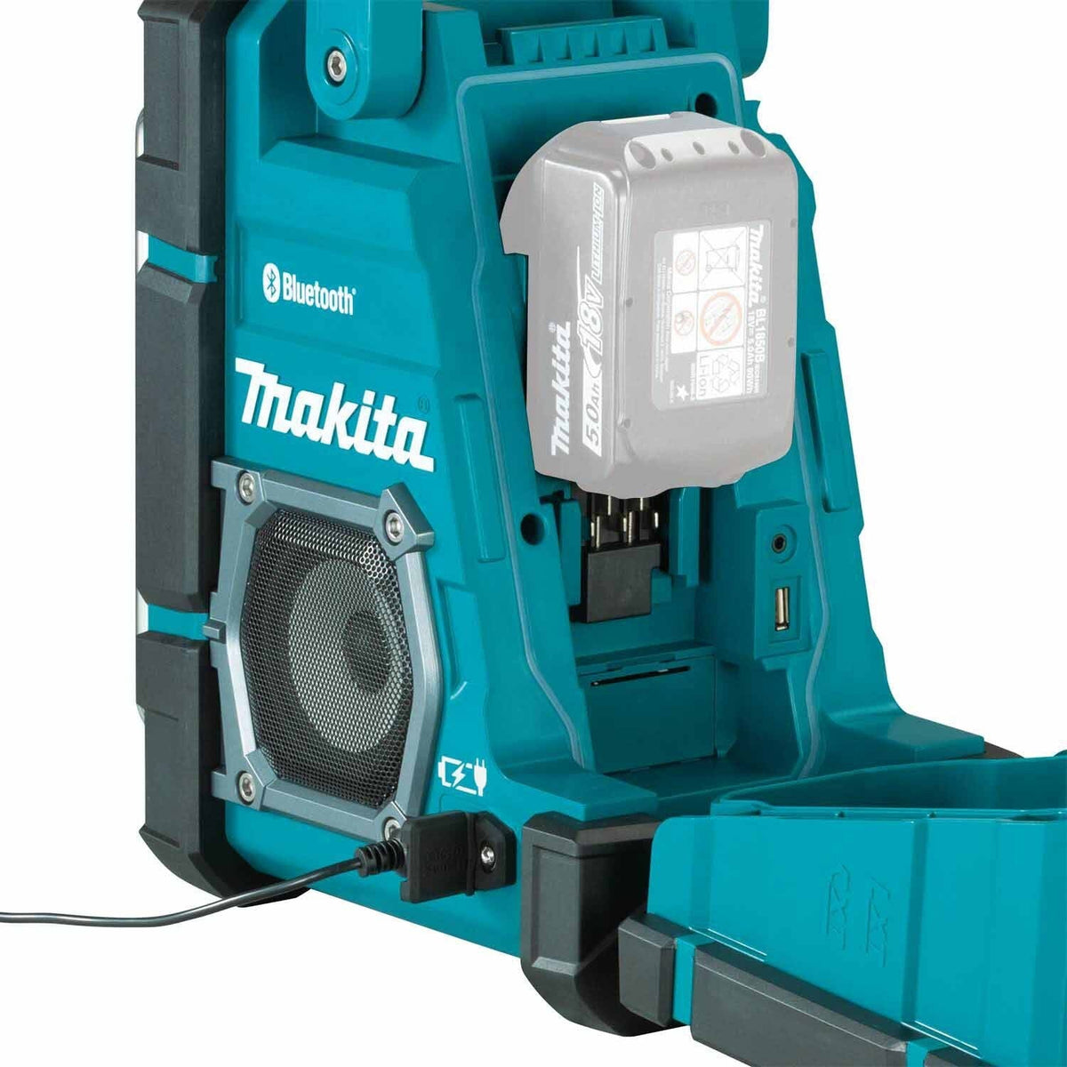 Makita XRM10 18V LXT® / 12V max CXT Job Site Charger / Radio, Tool Only