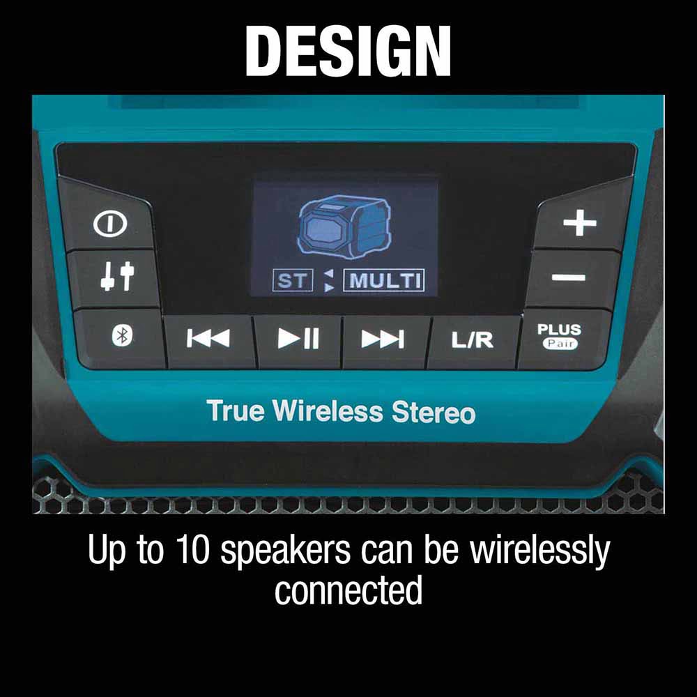 Makita XRM11 18V LXT / 12V max CXT® Lithium-Ion Cordless Bluetooth Job Site Speaker (Tool Only)
