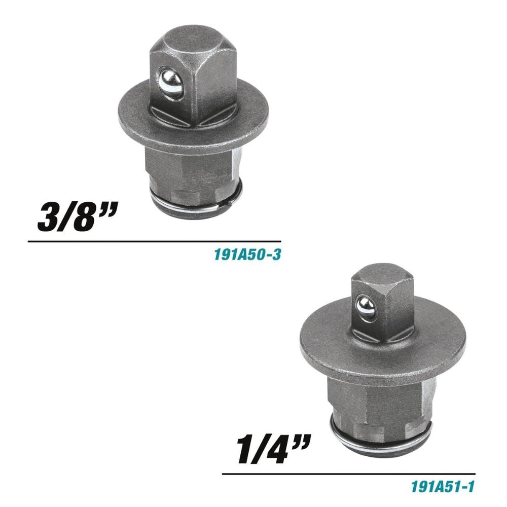 Makita XRW01SR1 18V LXT Lithium-Ion Cordless 3/8" / 1/4" Sq. Drive Ratchet Kit, interchangeable anvils, var. spd., L.E.D. Light, bag, with one battery (2.0Ah)