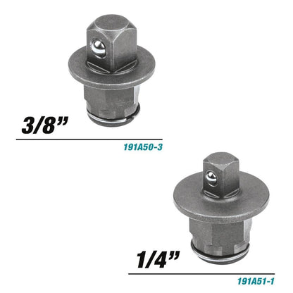 Makita XRW01SR1 18V LXT Lithium-Ion Cordless 3/8" / 1/4" Sq. Drive Ratchet Kit, interchangeable anvils, var. spd., L.E.D. Light, bag, with one battery (2.0Ah)