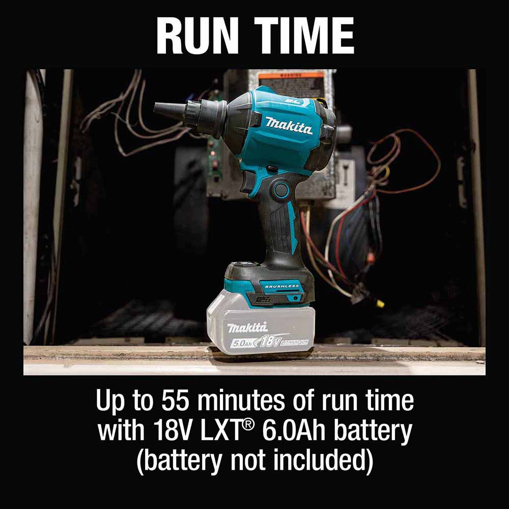 Makita XSA01Z 18V LXT Brushless Cordless High Speed Blower/Inflator, Tool Only