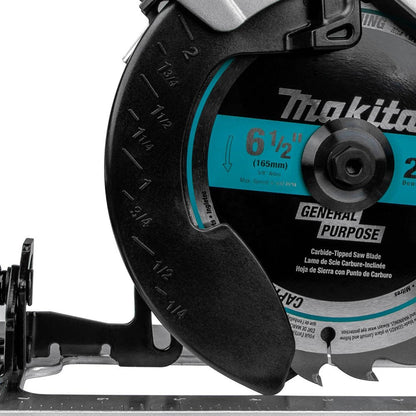 Makita XSH04RB 18V LXT Sub-Compact Brushless 6-1/2" Circular Saw Kit
