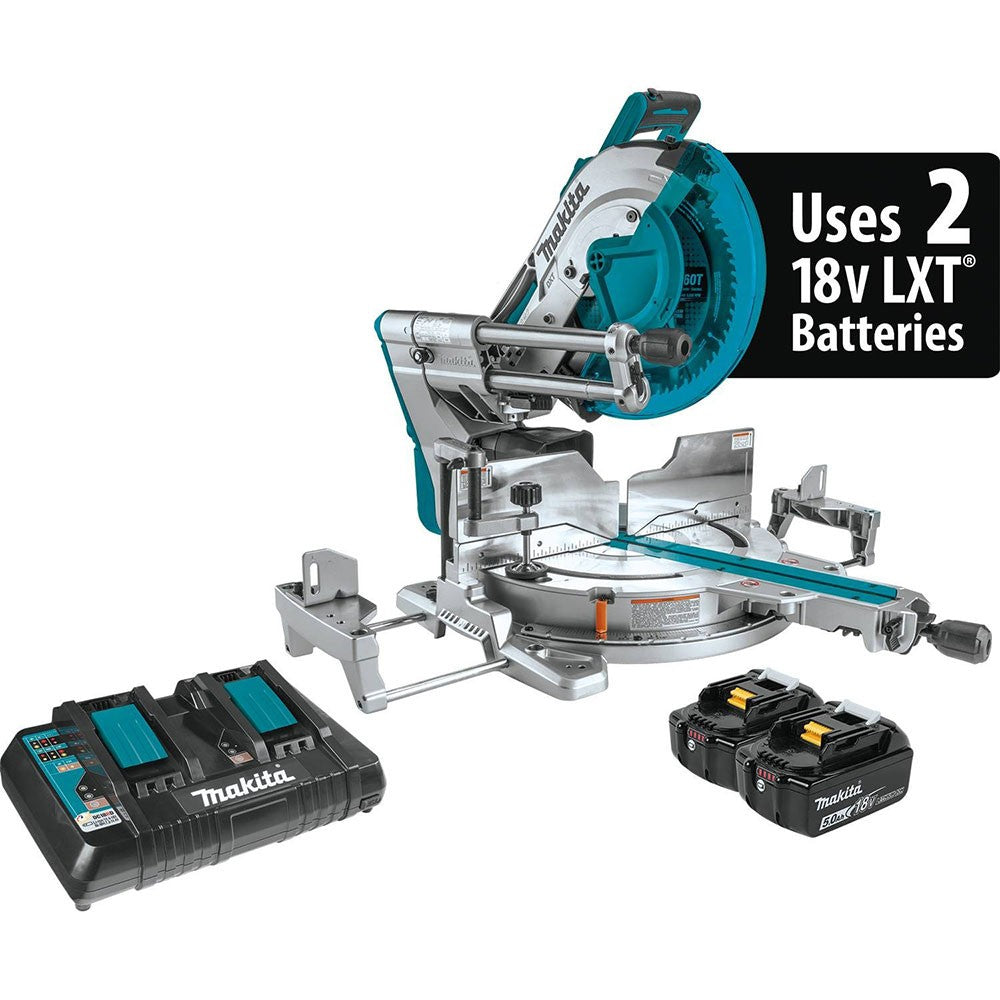 Makita XSL08PT 18V X2 LXT (36V) Brushless 12" Sliding Compound Miter Saw