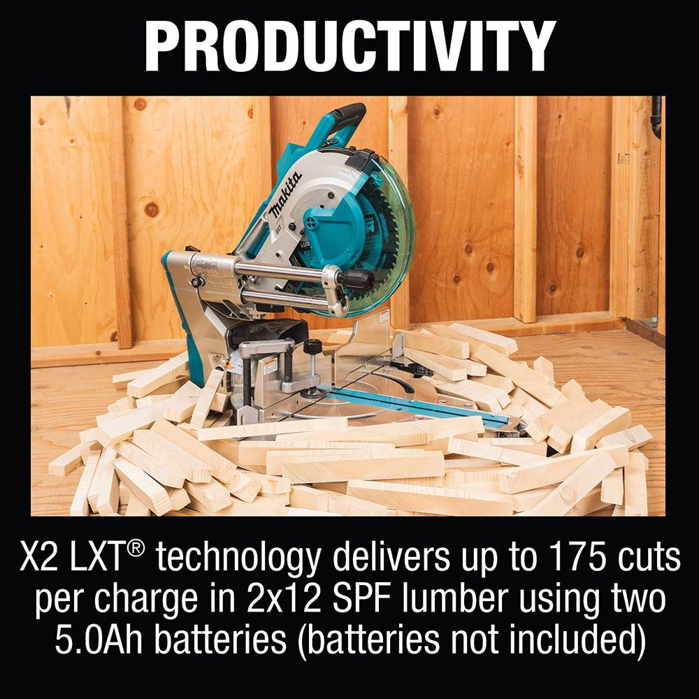 Makita XSL08Z 18V X2 LXT (36V) Brushless 12" Sliding Compound Miter Saw